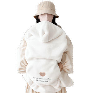 Cozy Bear Baby Plush Windproof Swaddle