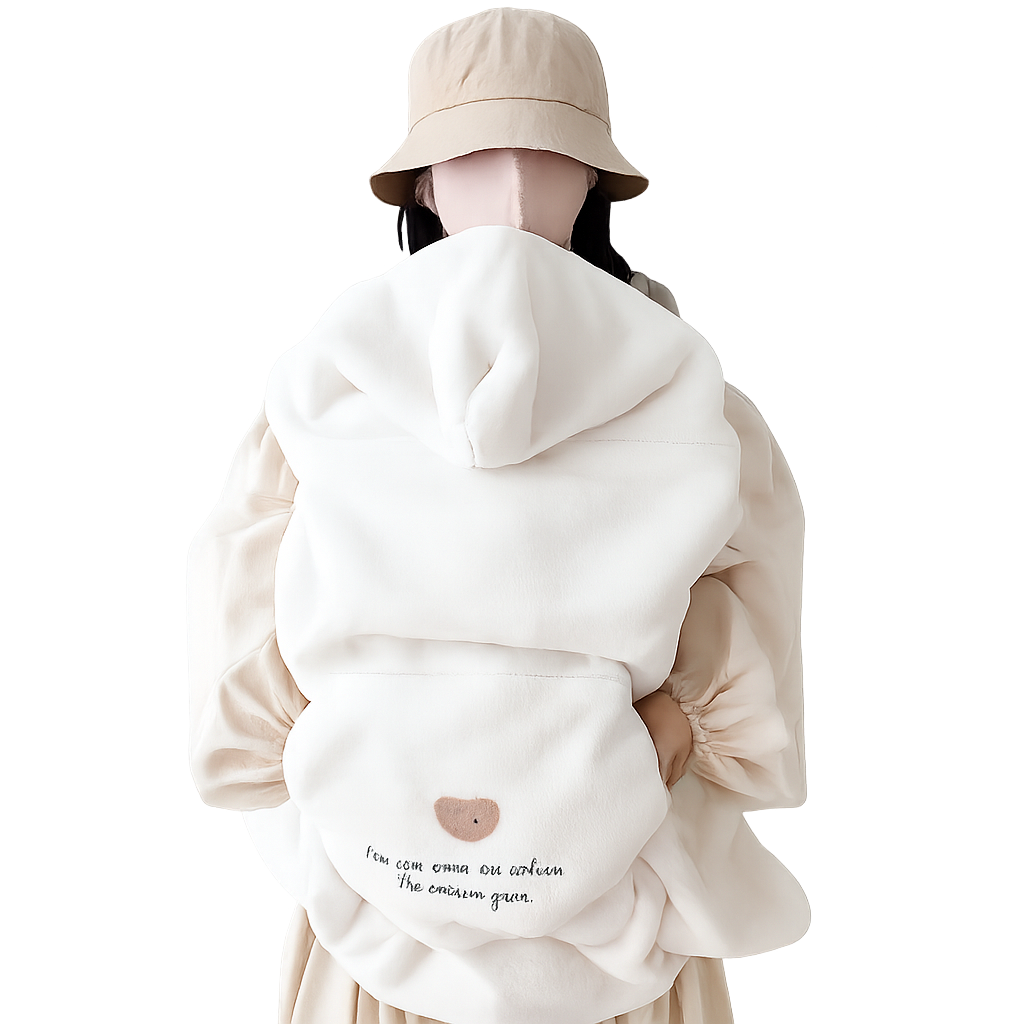 Cozy Bear Baby Plush Windproof Swaddle