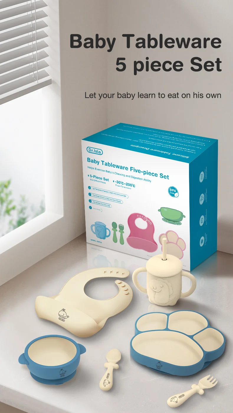 CozyHub Silicone Feeding Set