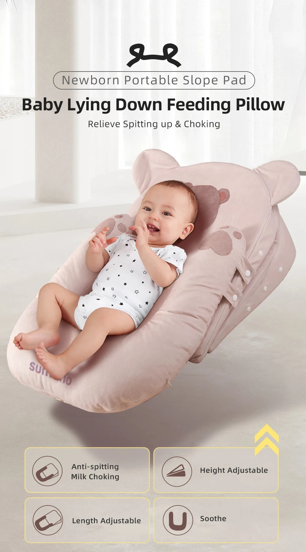 Adjustable Baby Feeding Pillow