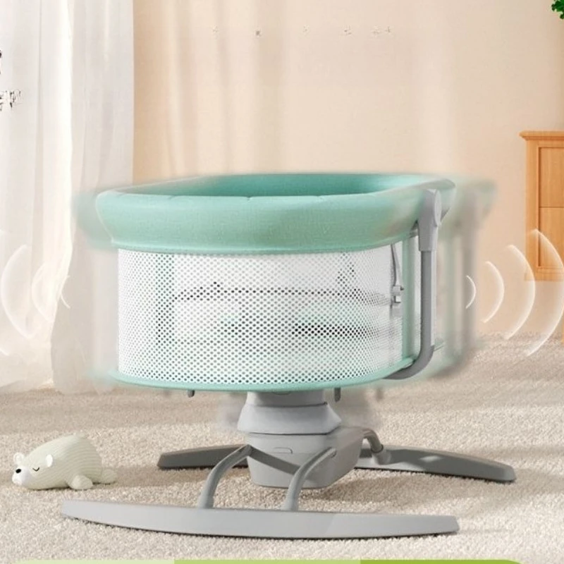 Electric swinging baby cradle