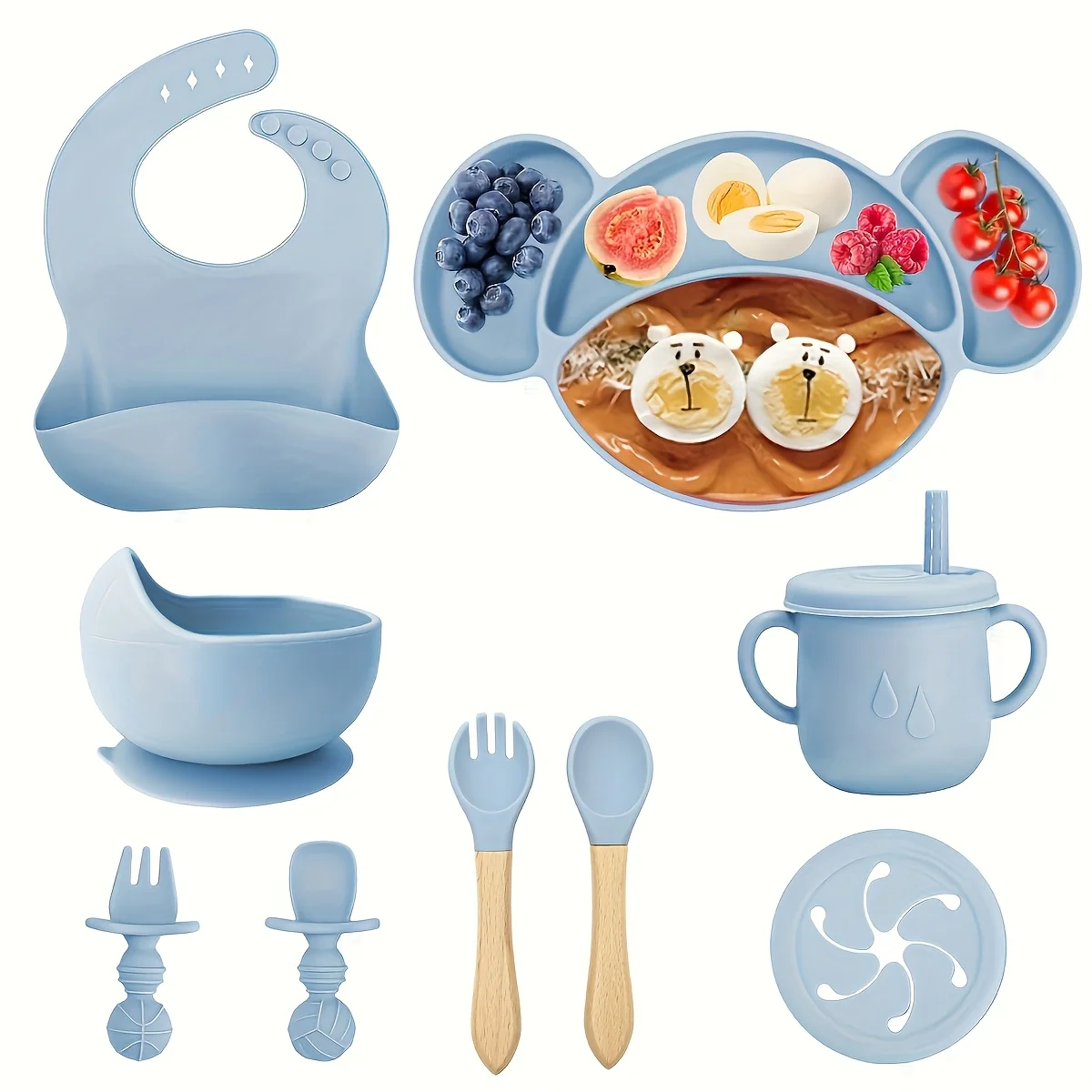 CozyHub Silicone Feeding Set