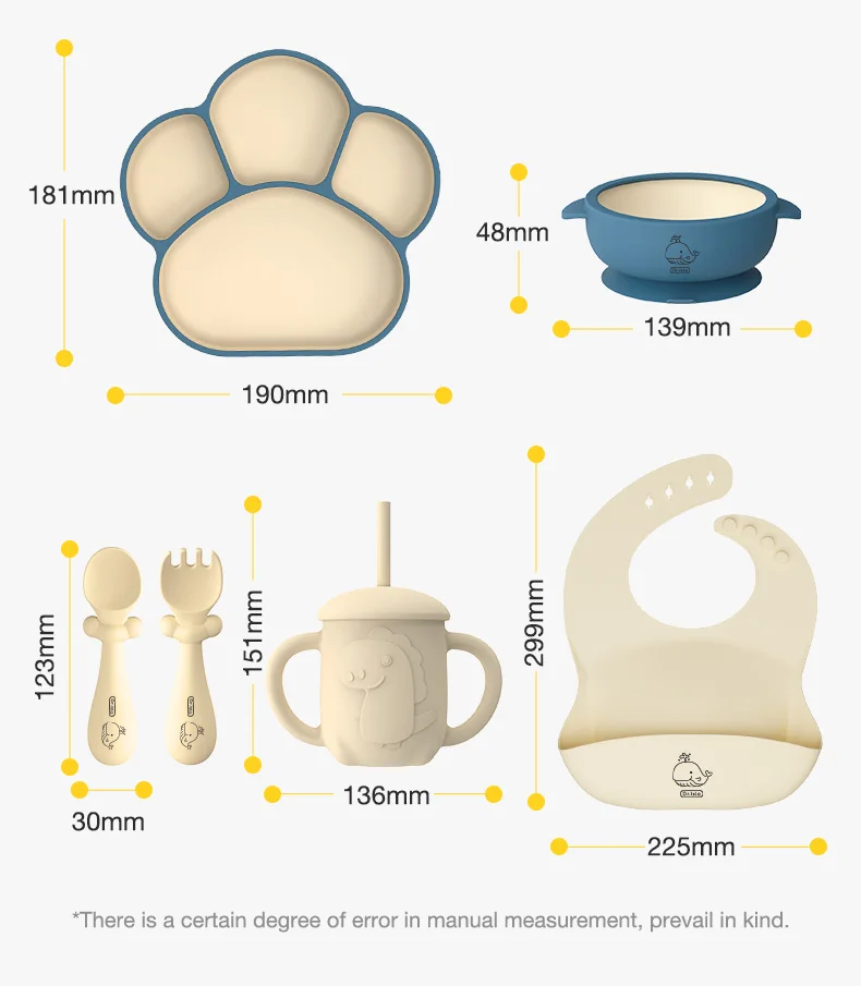 CozyHub Silicone Feeding Set
