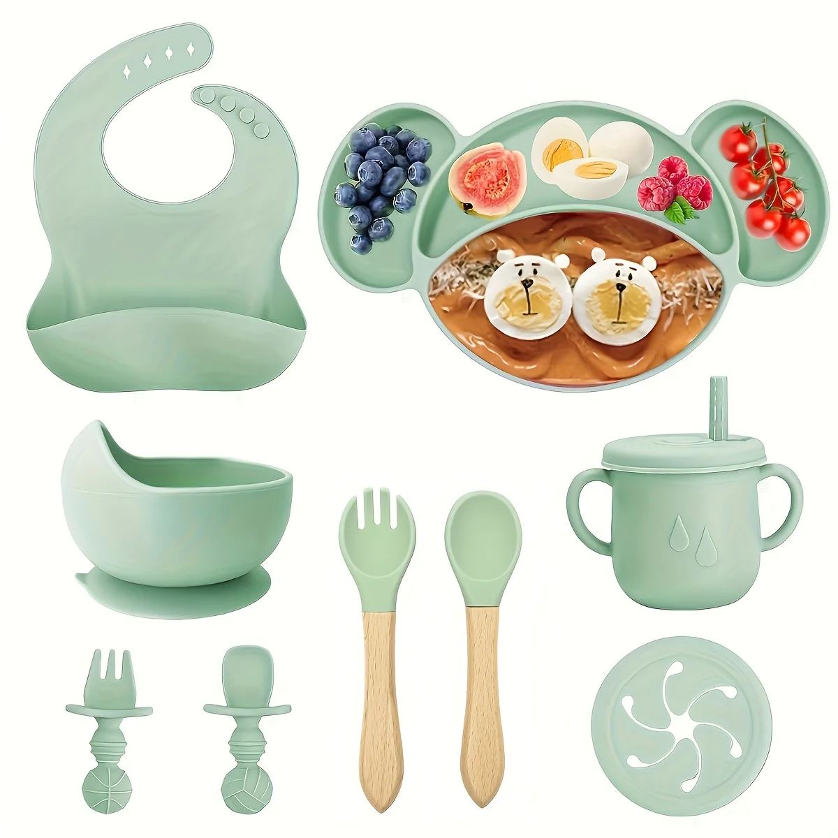 CozyHub Silicone Feeding Set