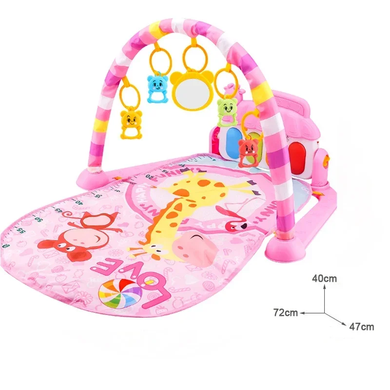 Baby Activity Gym Play Mat with Piano Keyboard