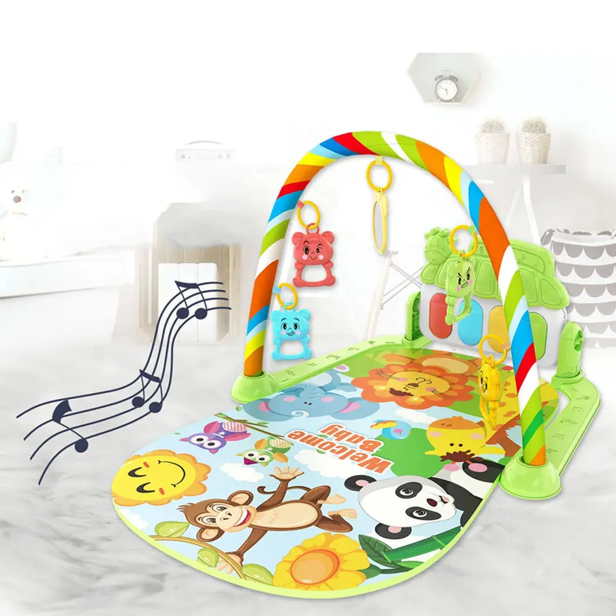 Baby Activity Gym Play Mat with Piano Keyboard