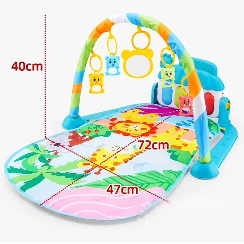 Baby Activity Gym Play Mat with Piano Keyboard