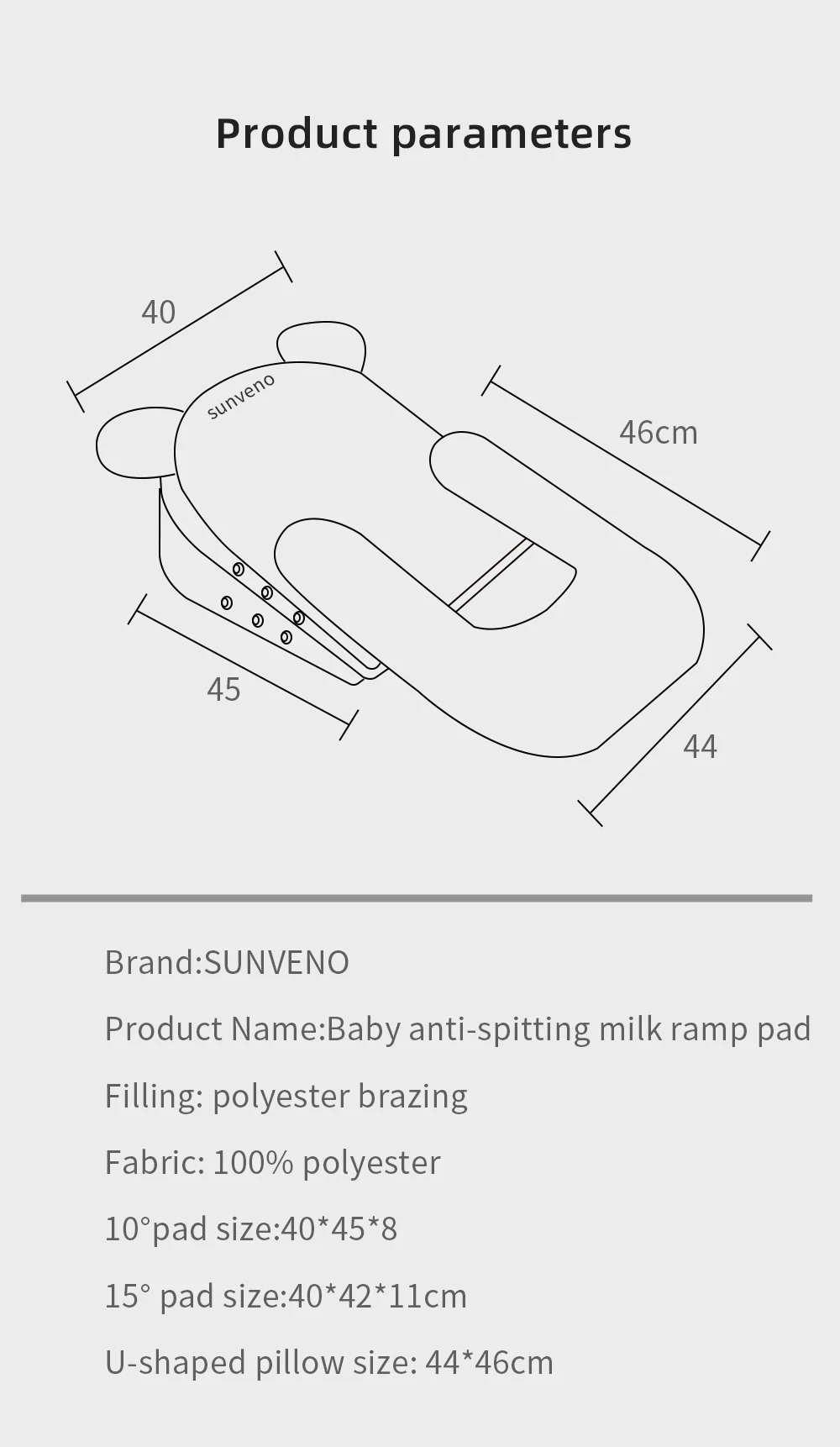 Adjustable Baby Feeding Pillow