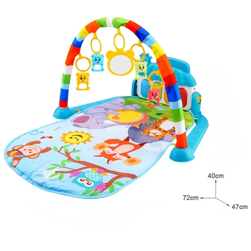 Baby Activity Gym Play Mat with Piano Keyboard