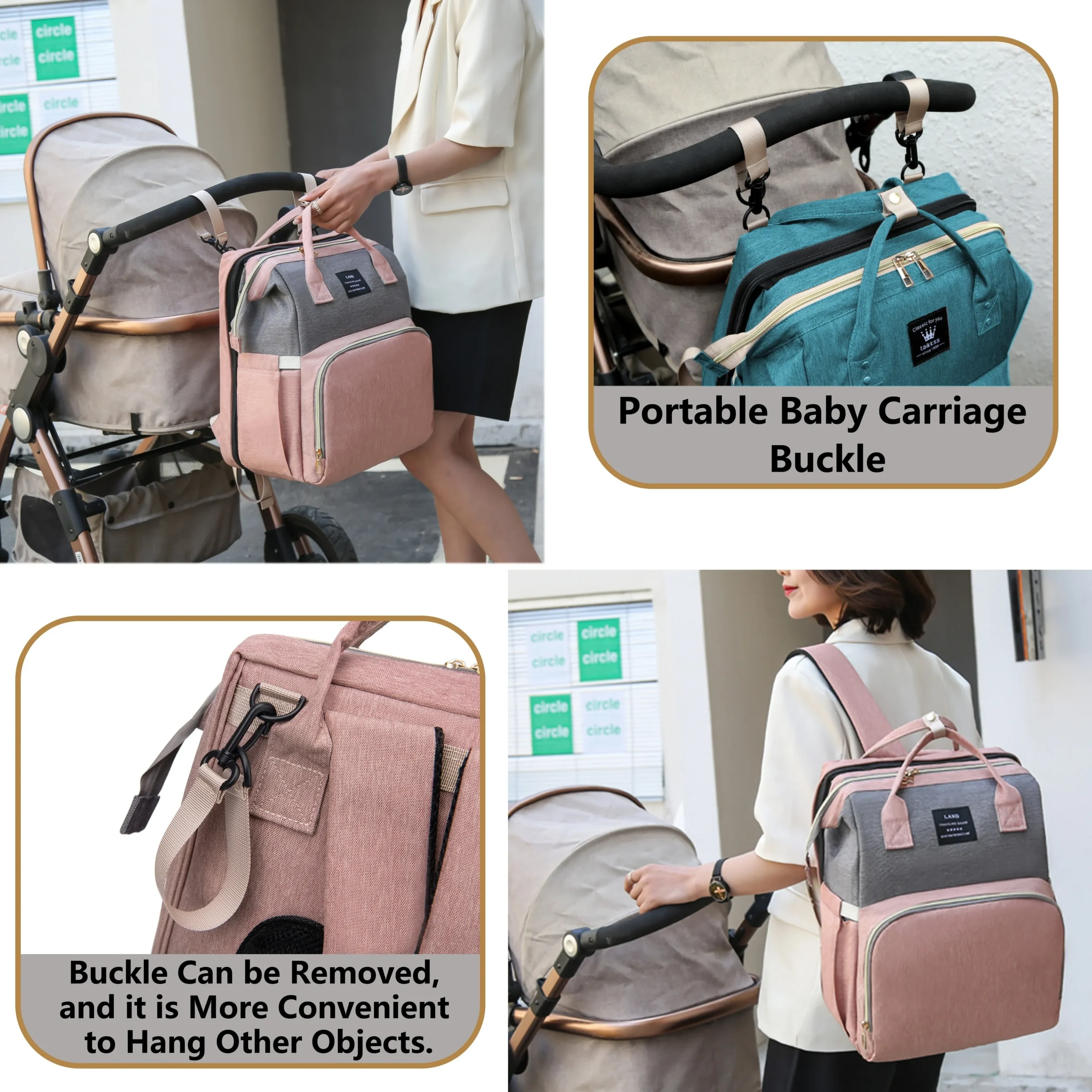 Multifunctional Baby Diaper Bag