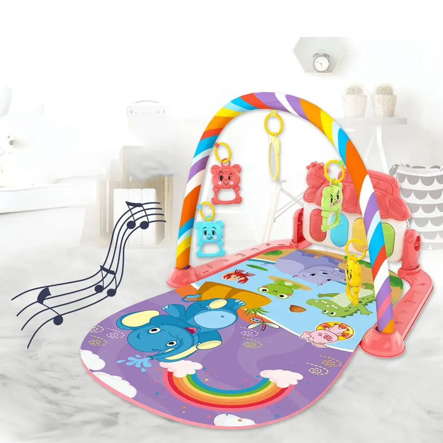 Baby Activity Gym Play Mat with Piano Keyboard