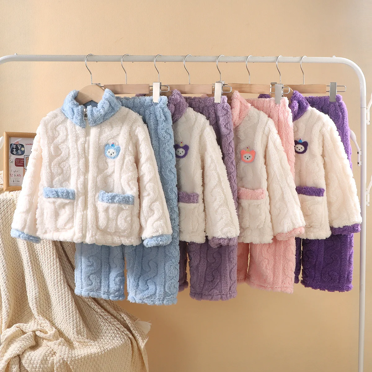 MoonMuffin Coral Fleece Sleepwear