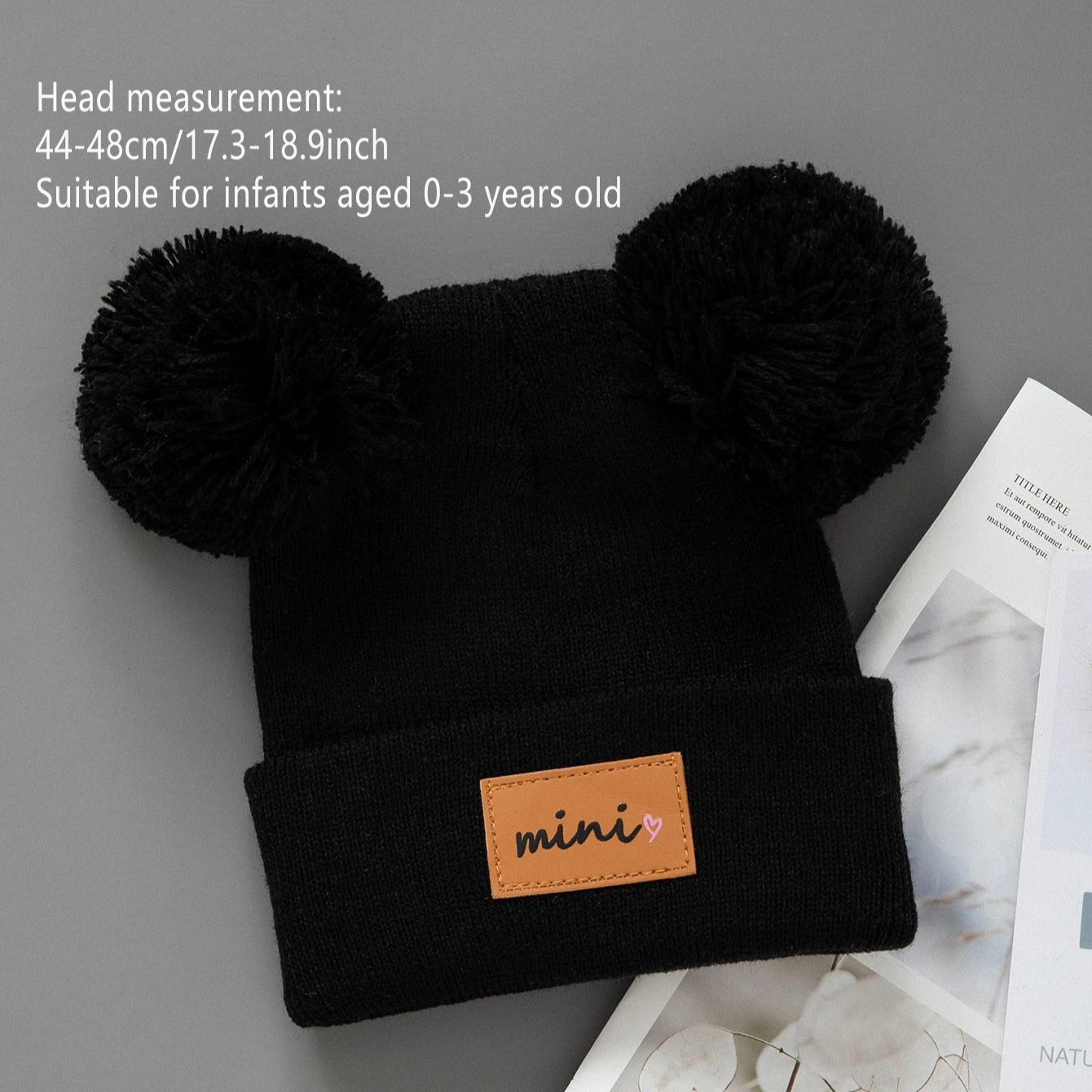 LittleSnow Knit Beanie 3‑Pack
