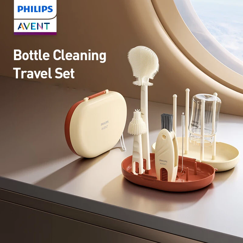 Philips Avent Baby Bottle Brush Bottle Cleaning Travel Set 7 In 1