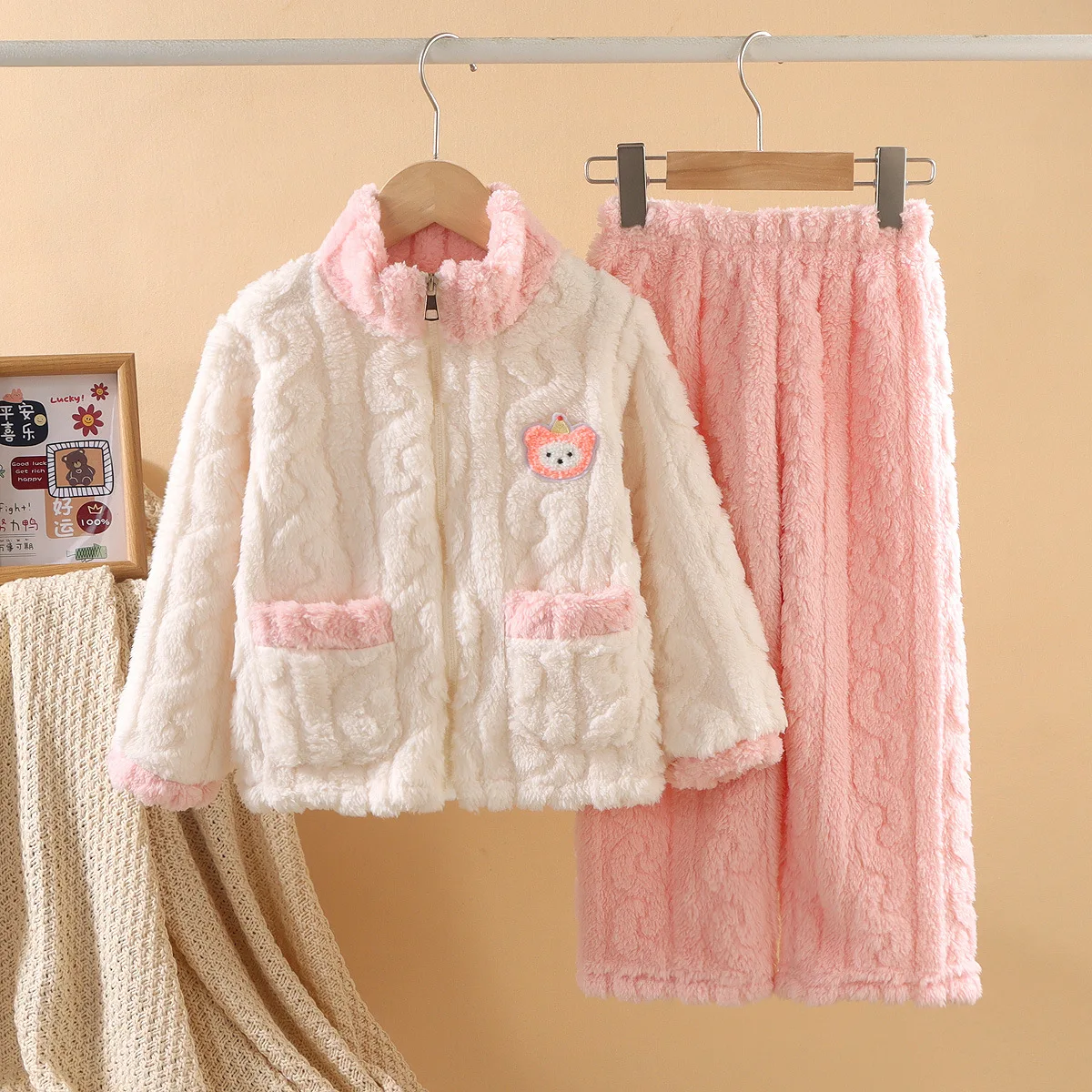 MoonMuffin Coral Fleece Sleepwear