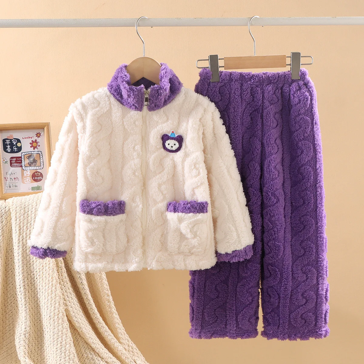 MoonMuffin Coral Fleece Sleepwear