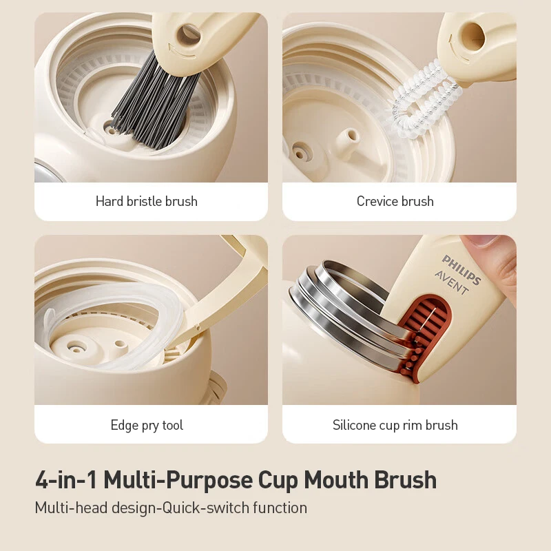 Philips Avent Baby Bottle Brush Bottle Cleaning Travel Set 7 In 1