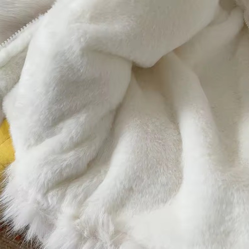 Duckling Plush Hooded Coat