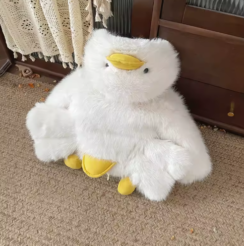 Duckling Plush Hooded Coat