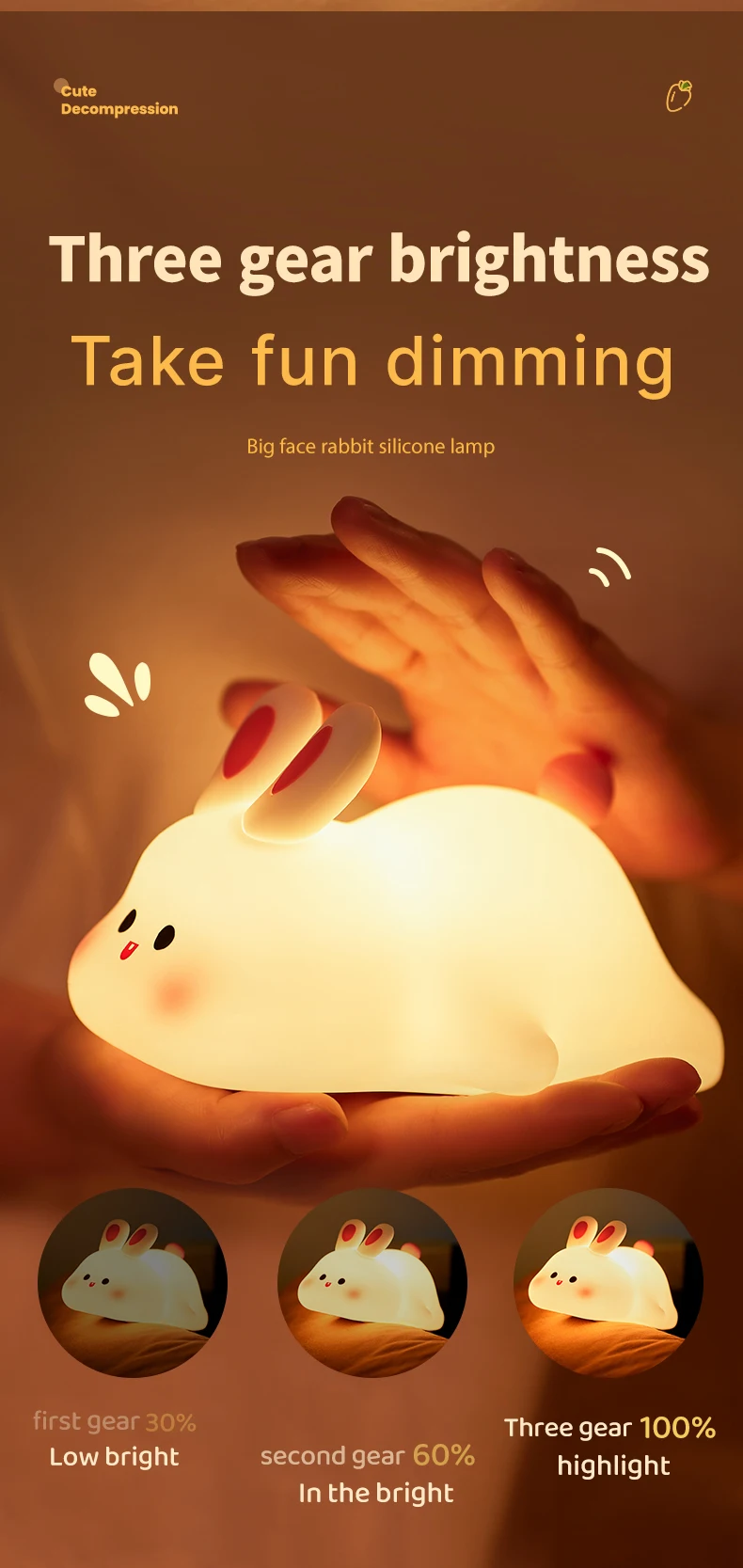 LED Night Light Kids Baby