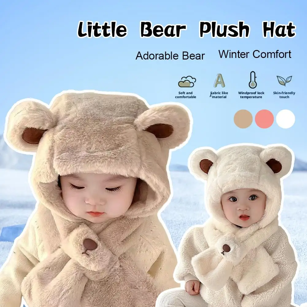 Teddy Bear Plush Hat