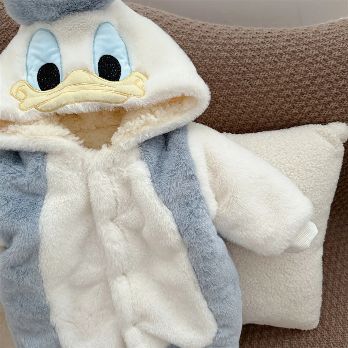 Hooded Fleece Romper