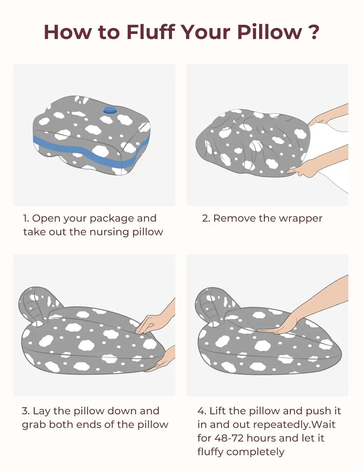 Nursing Breastfeeding Pillow.