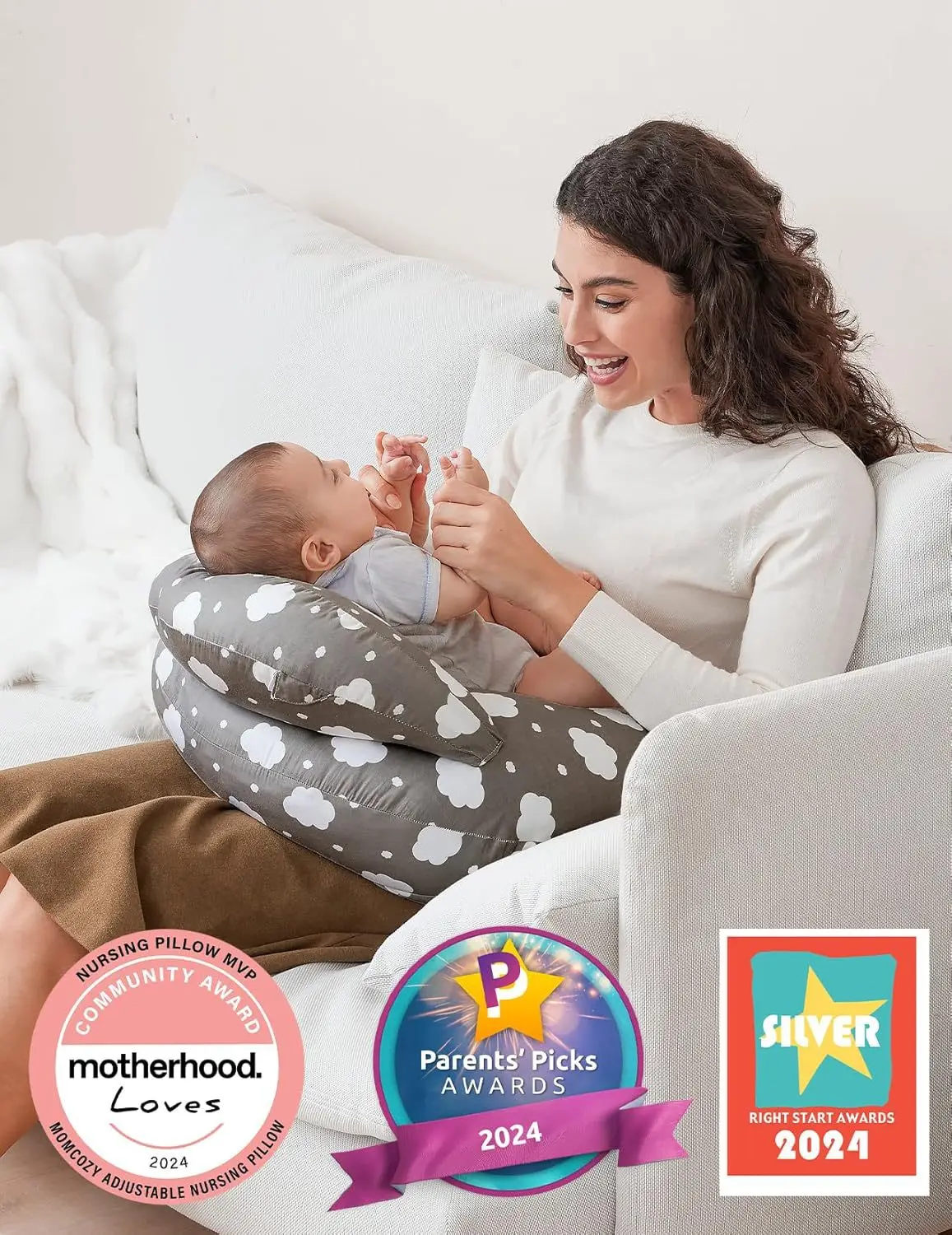 Nursing Breastfeeding Pillow.