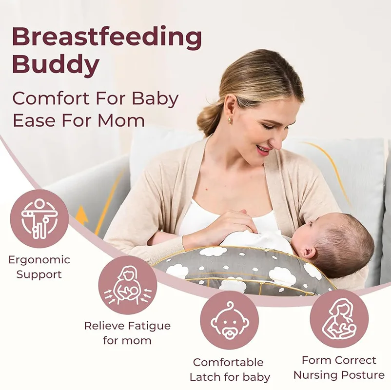 Nursing Breastfeeding Pillow.